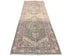 11 Ft Vintage Brown Persian Style Hand Knotted Distressed Low Pile Wool Runner Rug
