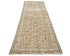 11 Ft Vintage Brown Persian Style Hand Knotted Low Pile Wool Runner Rug