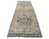 11 Ft Vintage Brown Persian Style Hand Knotted Low Pile Wool Runner Rug
