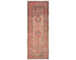 10 Ft Vintage Pink Brown Persian Style Hand Knotted Low Pile Wool Runner Rug
