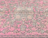 13 Ft Vintage Pink Brown Persian Style Hand Knotted Distressed Low Pile Wool Runner Rug