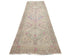 14 Ft Vintage Brown Persian Style Hand Knotted Distressed Low Pile Wool Runner Rug