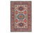 6x8 Ft Beige Kazak Afghan Hand Knotted Geometric Wool Area Rug