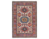 6x8 Ft Beige Kazak Afghan Hand Knotted Geometric Wool Area Rug