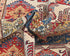 6x8 Ft Beige Kazak Afghan Hand Knotted Geometric Wool Area Rug
