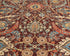 Alfombra afgana Aryana de lana teñida con vegetales, anudada a mano, color burdeos, 9 x 12