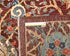 Alfombra afgana Aryana de lana teñida con vegetales, anudada a mano, color burdeos, 9 x 12