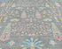 9x12 Gray Khurgeen Afghan Hand Knotted Wool Area Rug