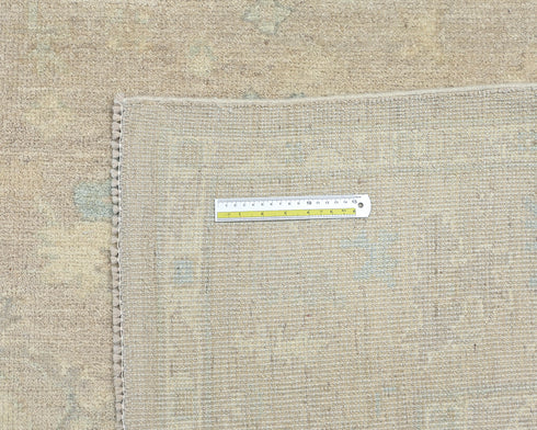 Soft Brown Oushak Turkish Handmade Traditional Wool 8x10 Area Rug