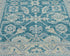 4x6 Oushak Teal Blue Turkish handmade Traditional Natural Dye Wool Area Rug
