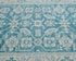4x6 Oushak Teal Blue Turkish handmade Traditional Natural Dye Wool Area Rug