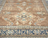 6x9 Ft Kazak Brown Blue Afghan Hand Knotted Geometric Wool Area Rug