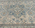 5x7 Feet Kazak Brown Blue Afghan Handmade Geometric Wool Area Rug