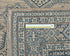 5x7 Feet Kazak Brown Blue Afghan Handmade Geometric Wool Area Rug