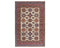 6x8 Beige Kazak Afghan Hand Knotted Geometric Wool Area Rug