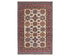 6x8 Beige Kazak Afghan Hand Knotted Geometric Wool Area Rug