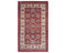 6x9 Red Kazak Afghan Hand Knotted Geometric Wool Area Rug