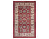 6x9 Red Kazak Afghan Hand Knotted Geometric Wool Area Rug
