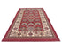 6x9 Red Kazak Afghan Hand Knotted Geometric Wool Area Rug