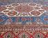 9x12 Ft Blue Afghan Hand Knotted Traditional Wool Area Rug
