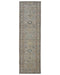 10 Feet Gray Kazak Afghan Hand Knotted Geometric Wool Runner Rug