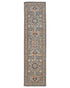 10 Ft Kazak Gray Afghan Hand Knotted Traditional Wool Runner Rug
