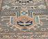 10 Ft Kazak Gray Afghan Hand Knotted Traditional Wool Runner Rug