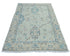 4x6 Silver Gray Oushak Turkish Handmade Traditional Veg Dye Wool Area Rug