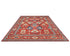 9x12 Rust Aryana Afghan Hand Knotted Veg Dye Wool Area Rug