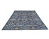 8x10 Blue Aryana Afghan Hand Knotted Veg Dye Wool Area Rug