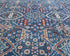 8x10 Blue Aryana Afghan Hand Knotted Veg Dye Wool Area Rug