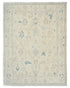Beige 9x12 Ft Oushak Turkish Hand Knotted Traditional Soft Wool Area Rug