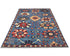 5x8 Blue Aryana Afghan Hand Knotted Veg Dye Wool Area Rug