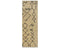 8 Feet Moroccan Beige Hand Woven Wool Runner Rug