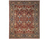 9x12 Red Blue Aryana Afghan Hand Knotted Veg Dye Wool Area Rug