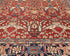 9x12 Red Blue Aryana Afghan Hand Knotted Veg Dye Wool Area Rug