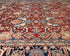 9x12 Red Blue Aryana Afghan Hand Knotted Veg Dye Wool Area Rug