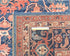 9x12 Blue Aryana Afghan Hand Knotted Veg Dye Wool Area Rug