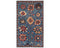 5x8 Blue Aryana Afghan Hand Knotted Veg Dye Wool Area Rug