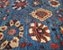5x8 Blue Aryana Afghan Hand Knotted Veg Dye Wool Area Rug