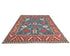 8x10 Blue Red Aryana Afghan Hand Knotted Veg Dye Wool Area Rug