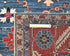 8x10 Blue Red Aryana Afghan Hand Knotted Veg Dye Wool Area Rug