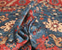 8x10 Blue Red Aryana Afghan Hand Knotted Veg Dye Wool Area Rug