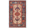 3x5 Beige Blue Aryana Afghan Hand Knotted Veg Dye Wool Area Rug