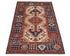 3x5 Beige Blue Aryana Afghan Hand Knotted Veg Dye Wool Area Rug
