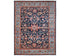 Alfombra afgana Aryana azul de lana teñida con tinte vegetal, anudada a mano, 9 x 12 pulgadas