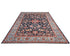 Alfombra afgana Aryana azul de lana teñida con tinte vegetal, anudada a mano, 9 x 12 pulgadas