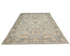 8x10 Zeigler Gray Afghan Hand Knotted Wool Area Rug
