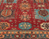 5x7 Red Ersari Afghan Hand Knotted Veg Dye Wool Area Rug