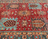 5x7 Red Ersari Afghan Hand Knotted Veg Dye Wool Area Rug